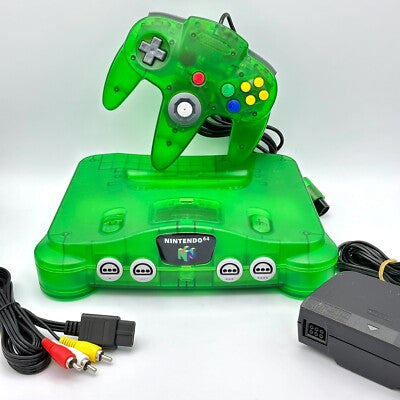 Nintendo 64 Jungle Green (Cosmetically Flawed) - SOURCE CONSOLE COMMISSION