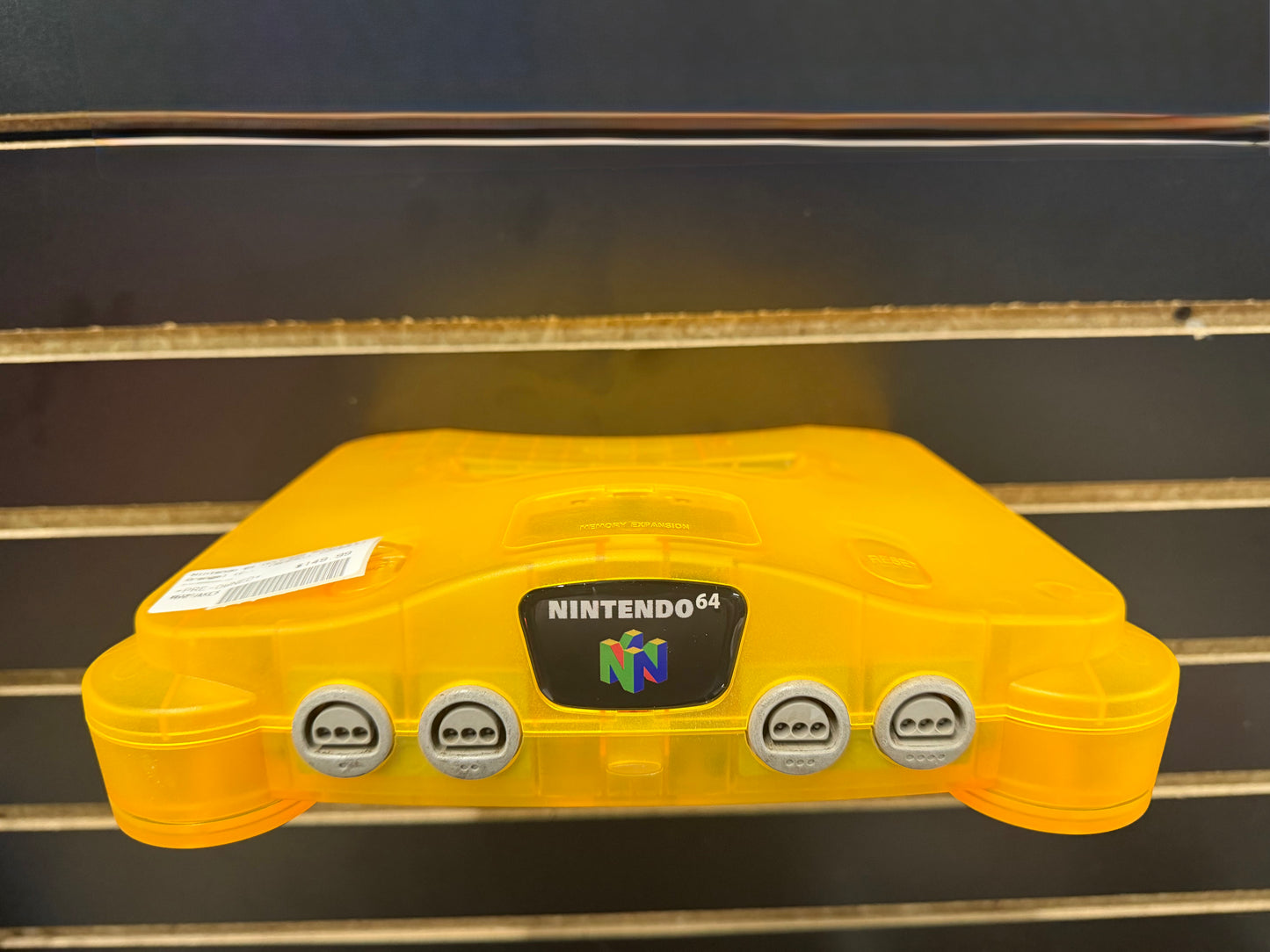 Nintendo 64 (Extreme Sunburst Orange) (Custom Shell) - RESHELL CONSOLE