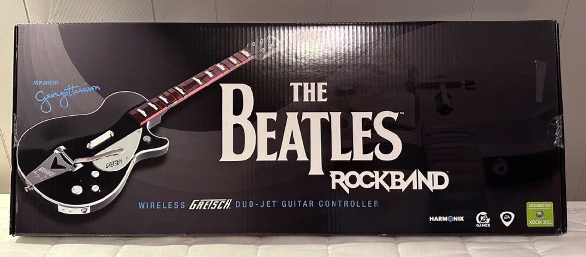 The Beatles Rock Band Wireless Gretsch Duo-Jet Guitar Controller - RJC XBOX 360