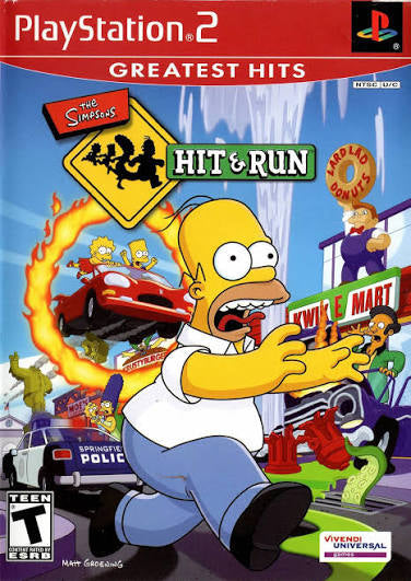 The Simpsons Hit And Run [Greatest Hits] - RJC PS2