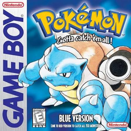 Pokemon Blue (Cosmetic Label) - SOURCE COMMISSION