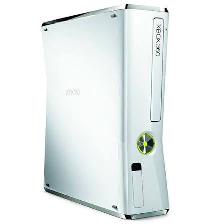 Xbox 360 Slim White 500GB (Cosemteically Flawed) - SOURCE CONSOLE COMMISSION