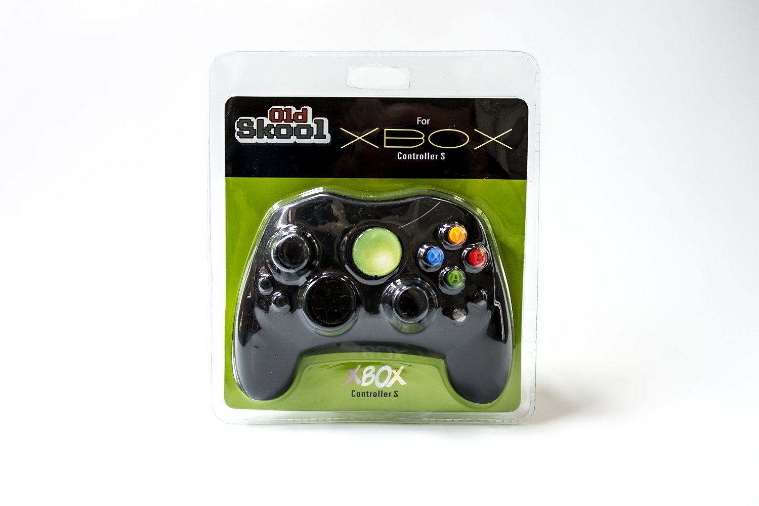 Old Skool Original Xbox Controller (Black) (NEW) - Video Game Advantage