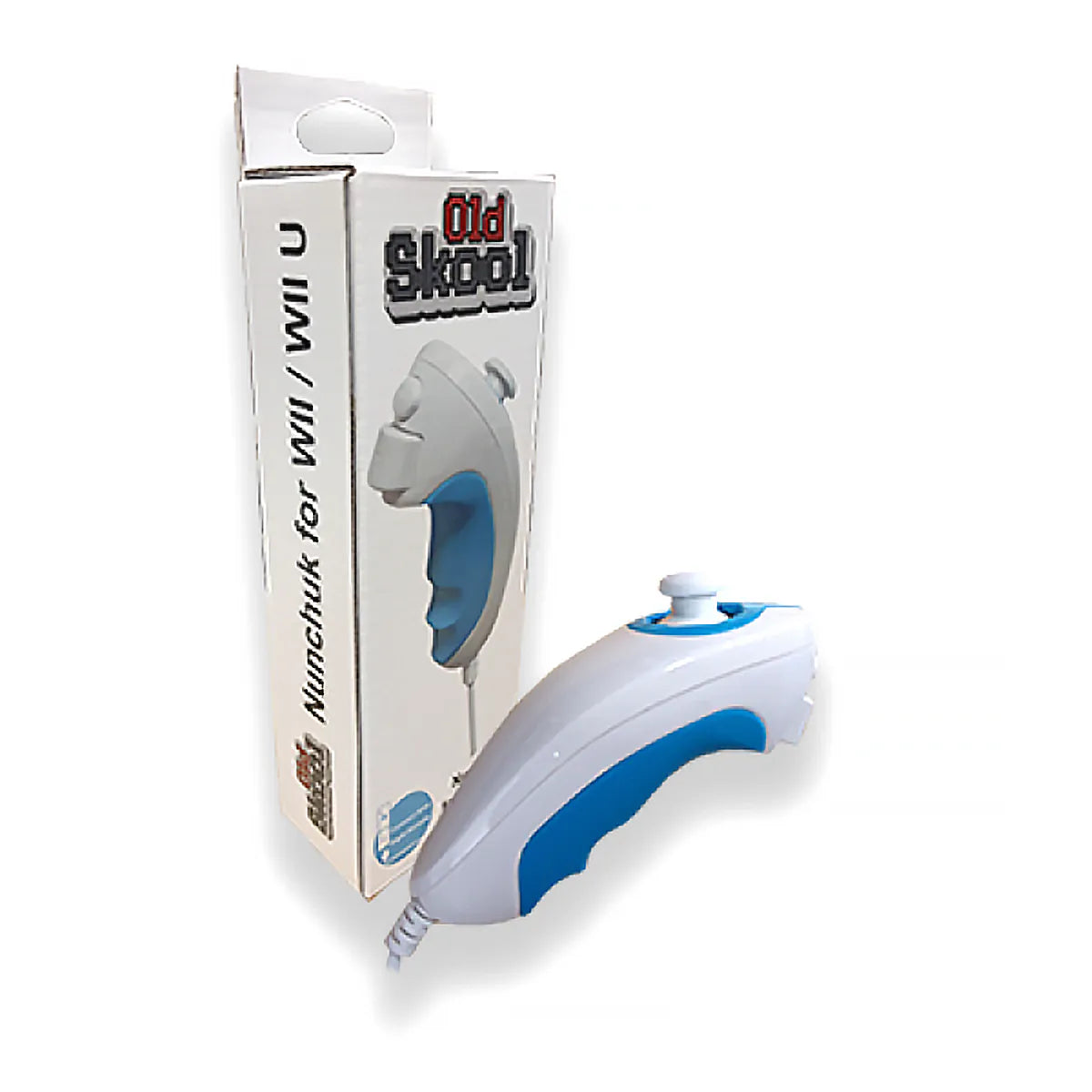 Old Skool Wii Nunchuck  (White) (New) - Video Game Advantage