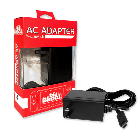 Old SKool Nintendo Switch AC Adapter (NEW) - Video Game Advantage