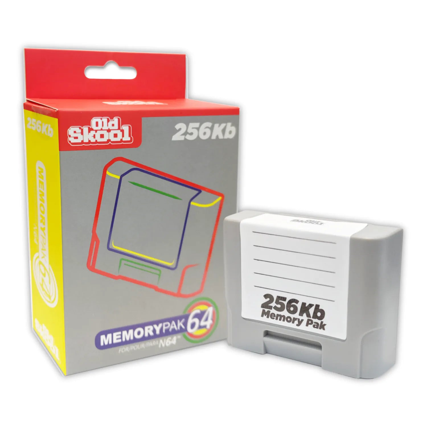 Old Skool N64 Memory Card (NEW) - Video Game Advantage