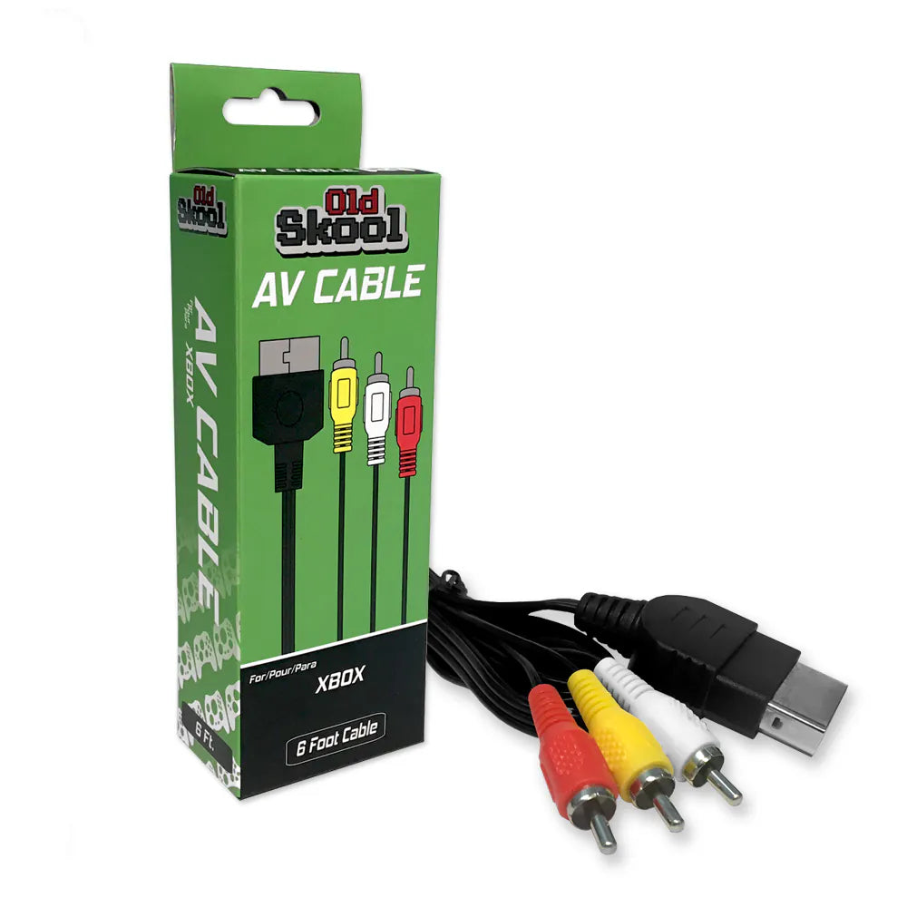 Old Skool Original Xbox AV Cable (NEW) - Video Game Advantage