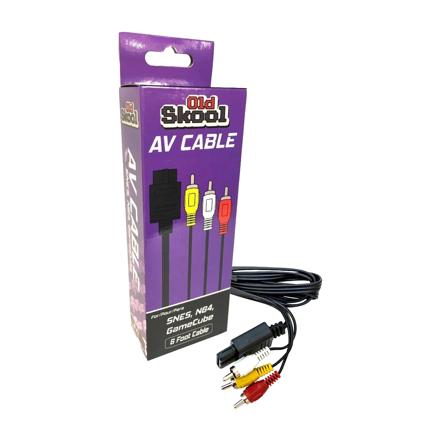 Old Skool N64 AV Cable - Video Game Advantage