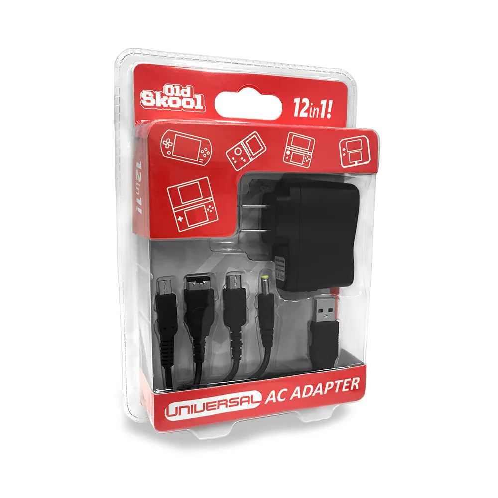Old Skool 12 IN 1 Universal AC Adapter (NEW) - Video Game Advantage