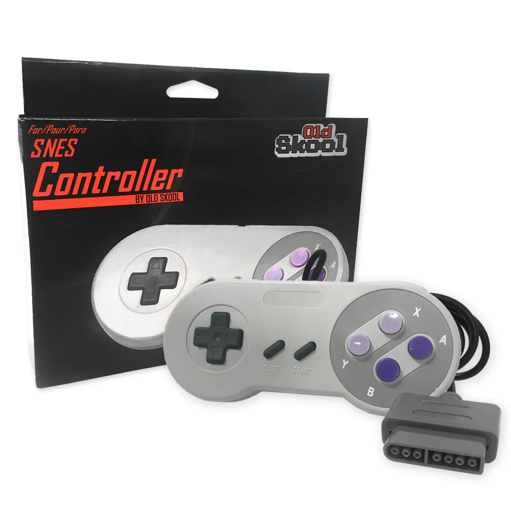 Old Skool Super Nintendo Controller (NEW) - Video Game Advantage