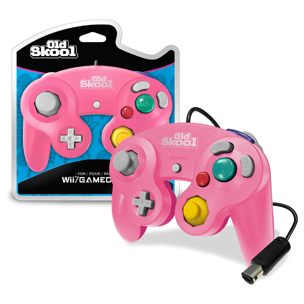 Old Skool Gamecube Controller (Peach Pink - Video Game Advantage