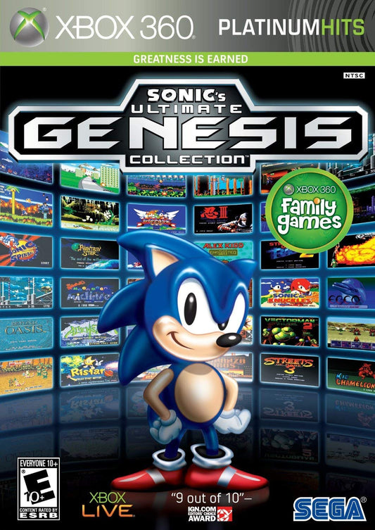 Sonic's Ultimate Genesis Collection (Platinum Hits) - BGC Xbox 360