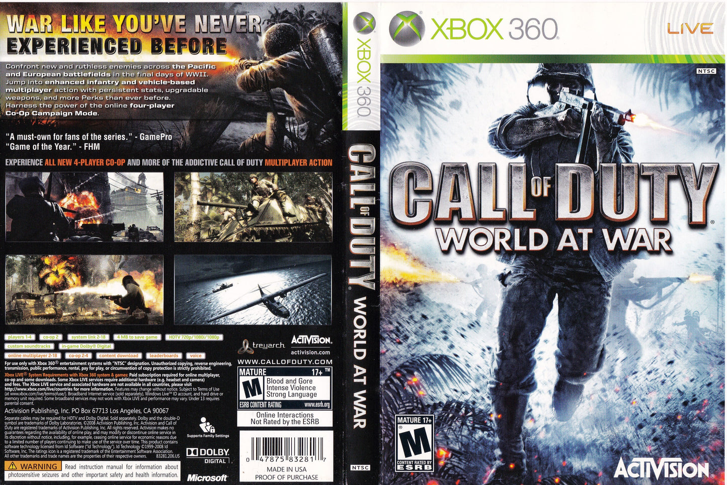 Call of Duty: World at War - Source Xbox 360 Commission