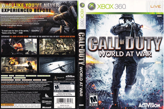 Call of Duty: World at War - Source Xbox 360 Commission