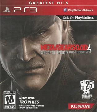 Metal Gear Solid 4: Guns of the Patriots (Greatest Hits) - BGC PS3