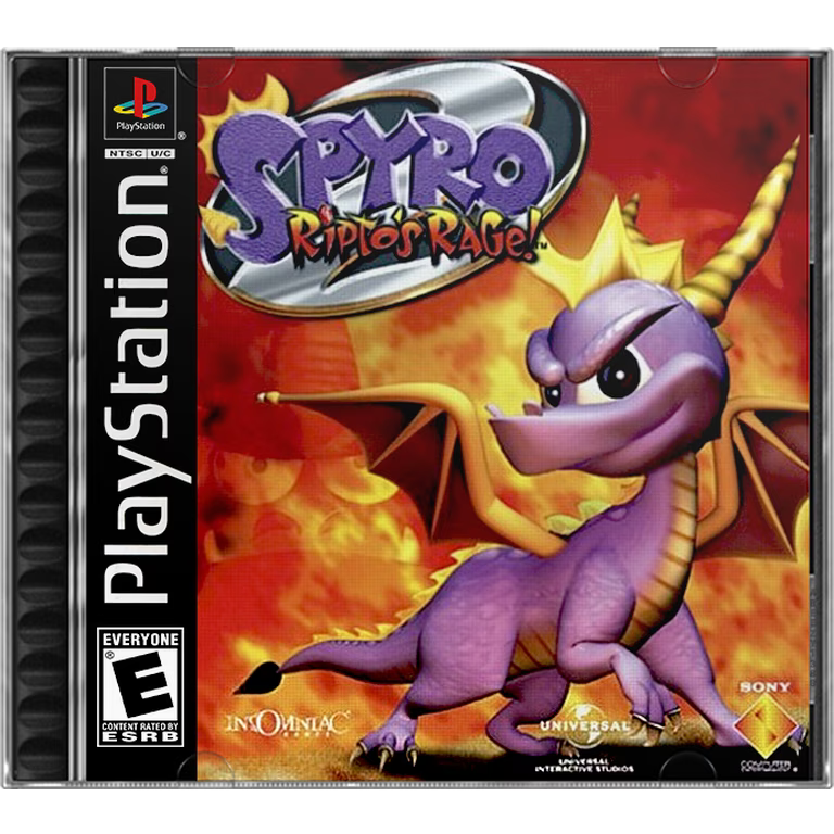Spyro Ripto's Rage! - Source PS1 Commission