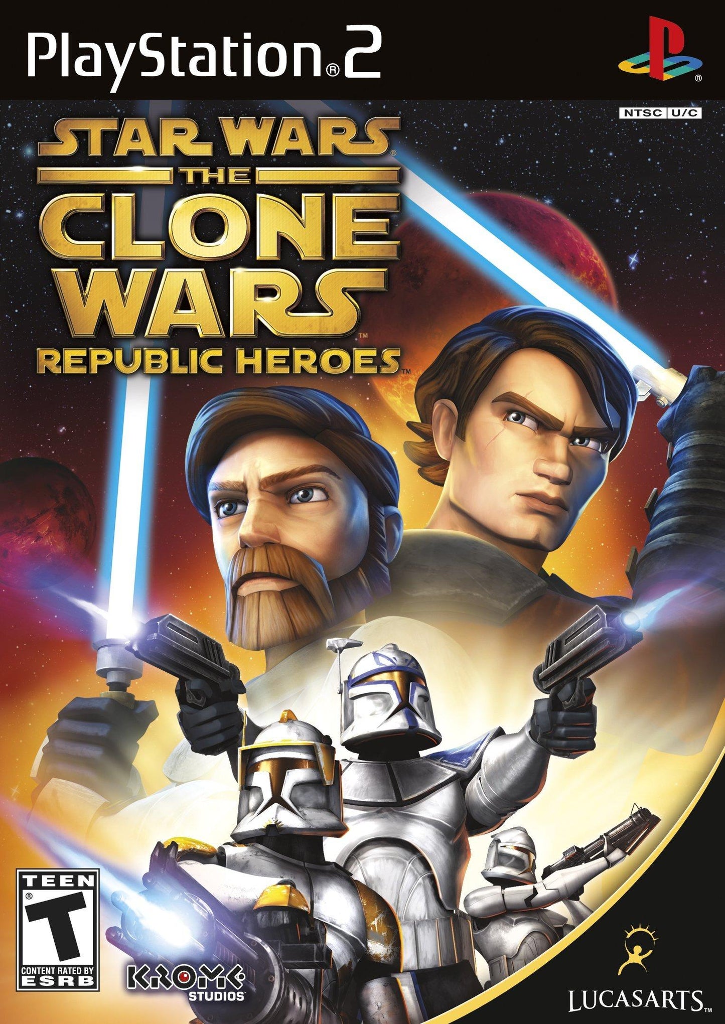 Star Wars The Clone Wars Republic Heroes - GCC PS2