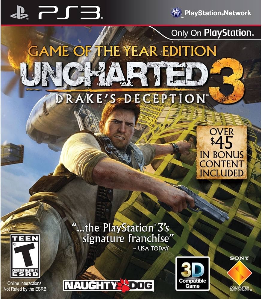 Uncharted 3 Drake's Deception (Game of the Year Edition) - FCG PS3