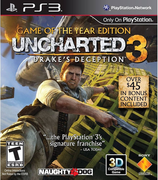 Uncharted 3 Drake's Deception (Game of the Year Edition) - FCG PS3