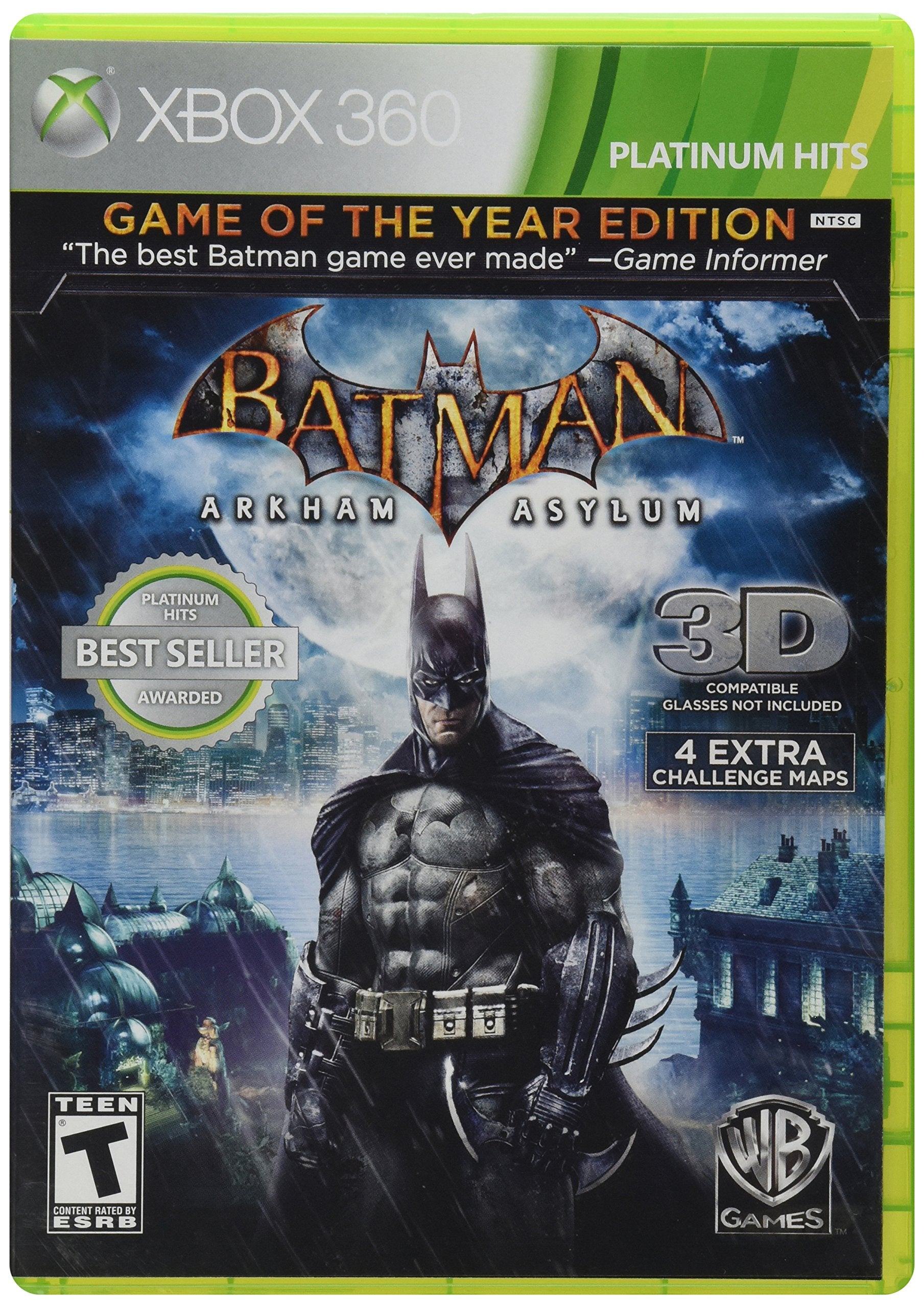 Batman: Arkham Asylum (Game of the Year Edition) (Platinum Hits) - FCG Xbox 360