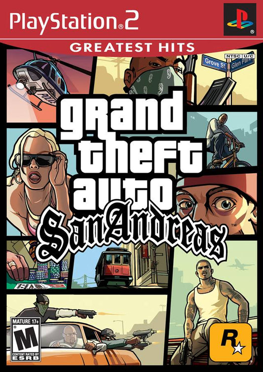 Grand Theft Auto: San Andreas (Greatest Hits) - GCC PS2