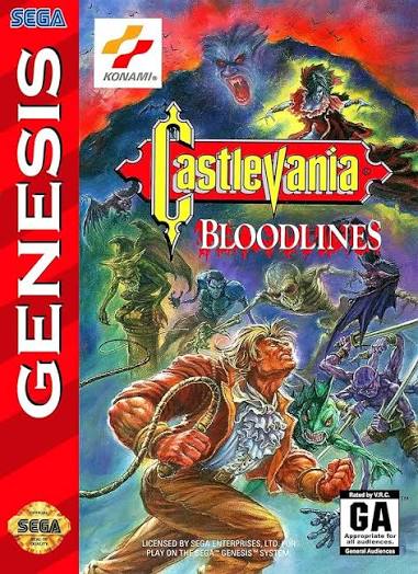 Castlevania Bloodlines - Source Sega Genesis Commission
