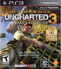 Uncharted 3 Drake's Deception Game of the Year - Playstation 3