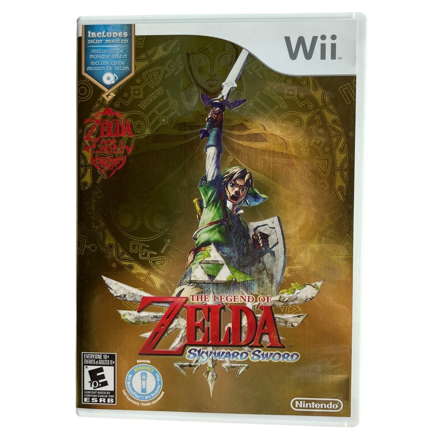 Zelda Skyward Sword with Music CD - Wii